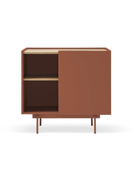 Cómoda OTTO 88x48 cm, DM Teja / Chapa Natural - Teulat. Vackart