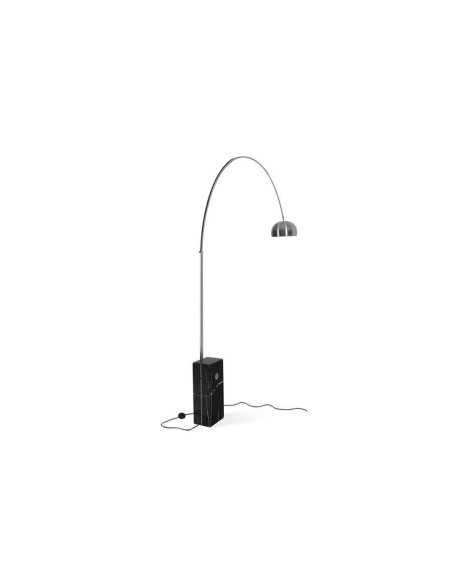 Lámpara Arita marmol negro Inspiración Flos Arco Lamp Achille Castiglioni