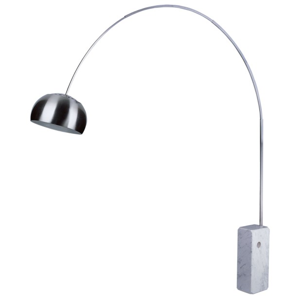 Lámpara ARITA Mármol carrara Inspiración Flos Arco Lamp Achille Castiglioni