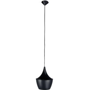 Lámpara Amsti Acero Negro Inspiración Beat Fat de Tom Dixon, de Techo 2
