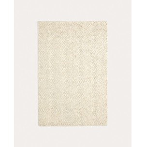 Alfombra Miray de lana blanco 160 x 230 cm - Kave Home. X0100111JJ33, Vackart. Alfombra de estilo Colonial