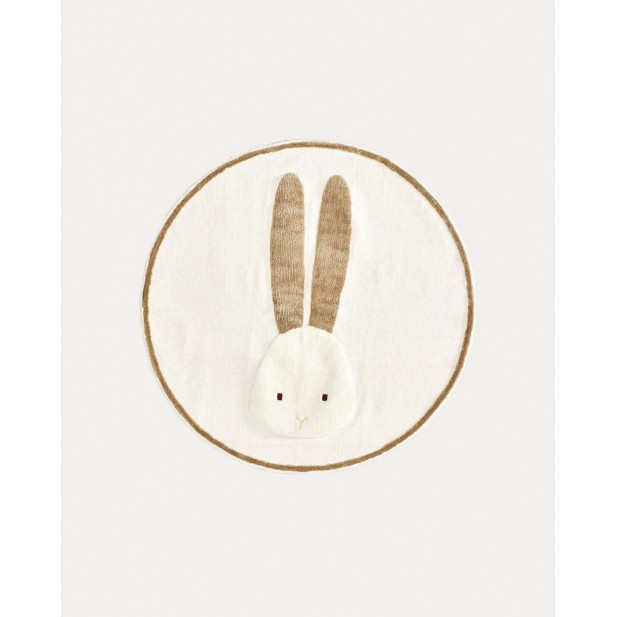 Alfombra Yanil, beige conejito Ø100 cm Kave Home. Vackart X0100058JJ05