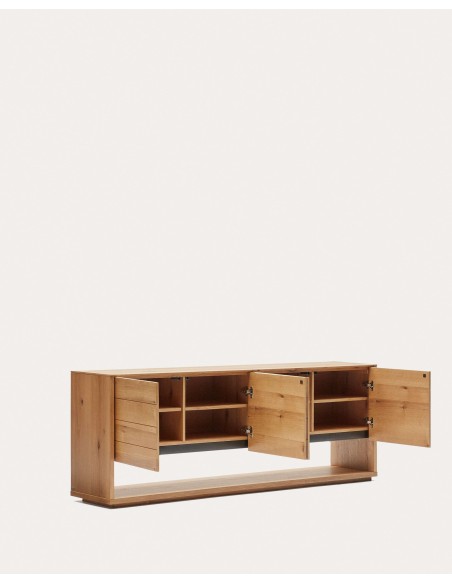 Aparador Alguema 4P chapa roble 200x74 cm - Kave. Vackart M0100005MM40