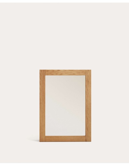 Armario con espejo de baño Plubia de madera maciza de teca 50 x 70 cm - Kave Home