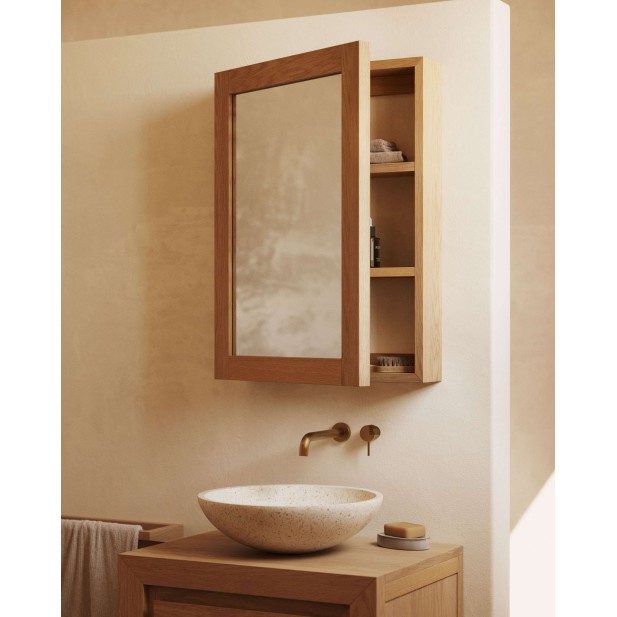 Armario con espejo de baño Plubia de... Armario con espejo de baño Plubia de...