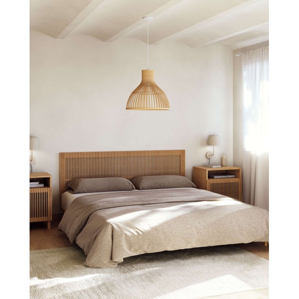 Cabecero Beyla de madera maciza de...