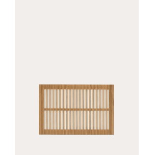 Cabecero Beyla de madera maciza de fresno para cama de 90 cm FSC 100% - Kave Home. LH1294M40, Vackart. Cabecero de cama de estilo Rústico