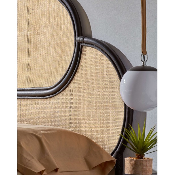 Cabecero Lalita de ratán con acabado...