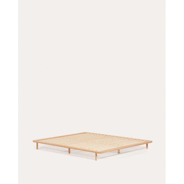 Cama Anielle de madera maciza de...