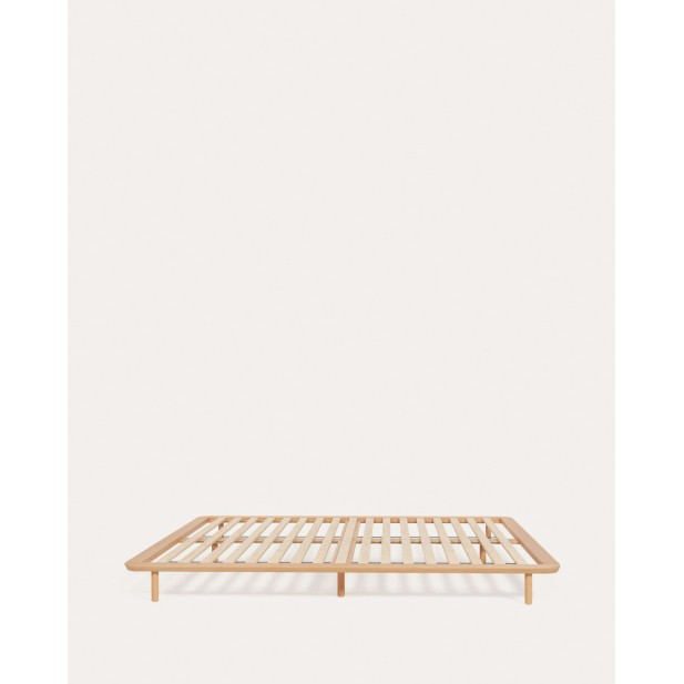 Cama Anielle de madera maciza de...