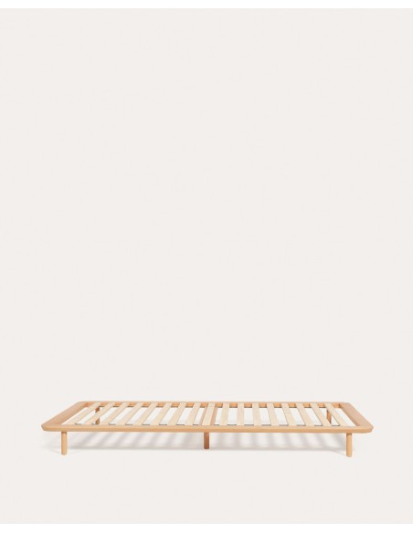 Cama Anielle de madera maciza de fresno para colchón de 90 x 200 cm - Kave Home