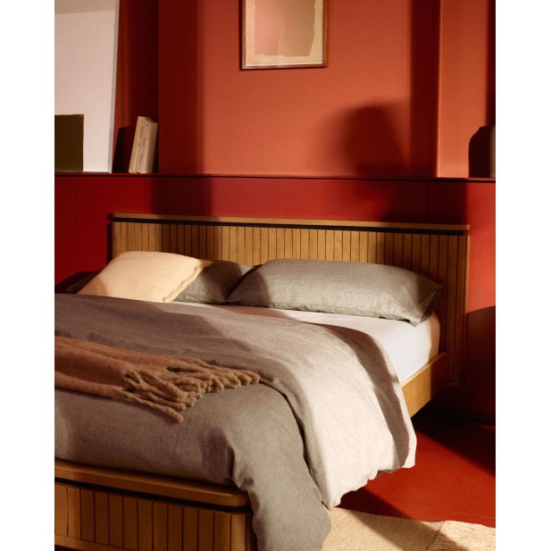 Cama Licia de madera maciza de mango... Cama Licia de madera maciza de mango...