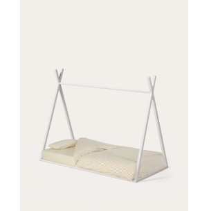 Cama tipi Maralis, blanco para colchón 90x190cm - Kave Home. AA7112M05