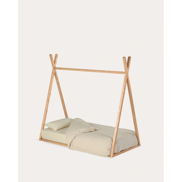 Cama tipi Maralis, natural para colchón 70x140cm - Kave Home AA7111M46
