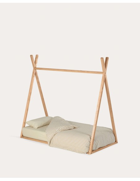 Cama tipi Maralis, natural para colchón 70x140cm - Kave Home AA7111M46