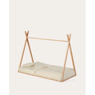 Cama tipi Maralis, natural para colchón 90x190cm - Kave Home AA7112M46