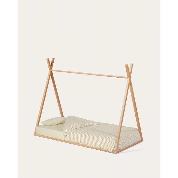 Cama tipi Maralis, natural para colchón 90x190cm - Kave Home AA7112M46