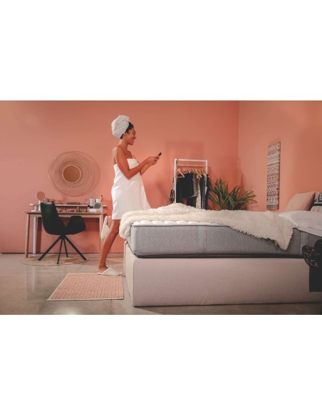 Canapé abatible Matters beige para colchón de 160 x 200 cm - Kave Home