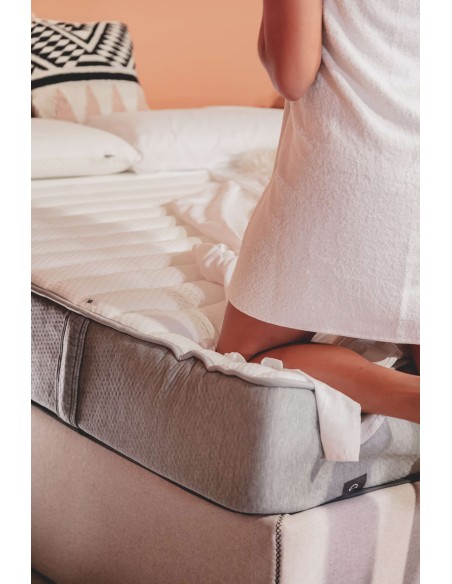 Canapé abatible Matters beige para colchón de 160 x 200 cm - Kave Home