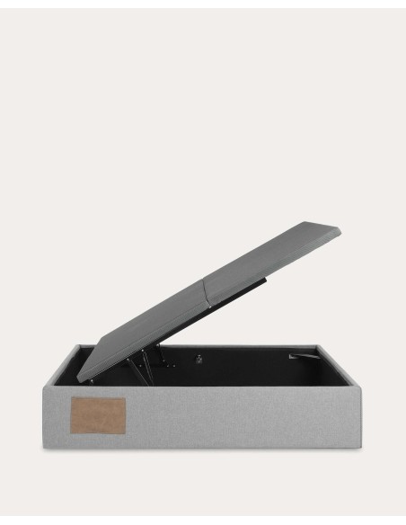 Canapé abatible Matters gris para colchón de 150 x 190 cm - Kave Home