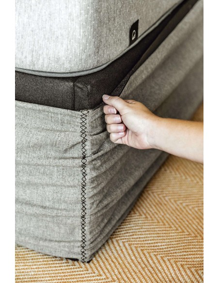 Canapé abatible Matters gris para colchón de 90 x 190 cm - Kave Home
