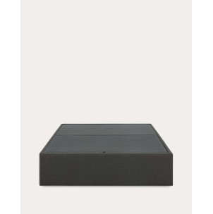 Canapé abatible Matters negro para colchón de 140 x 190 cm - Kave Home. D081VA02, Vackart. Canapé de estilo Moderno