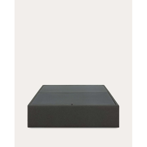 Canapé abatible Matters negro para colchón de 140 x 190 cm - Kave Home