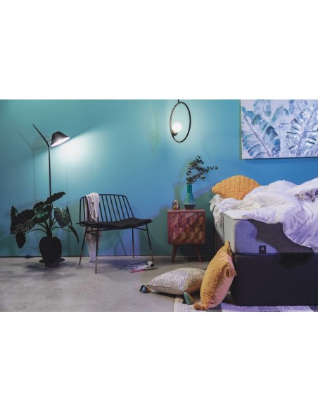 Canapé abatible Matters negro para colchón de 160 x 200 cm - Kave Home