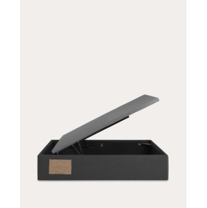 Canapé Matters, negro para colchón 90x190 cm - Kave. Vackart D080VA02 2