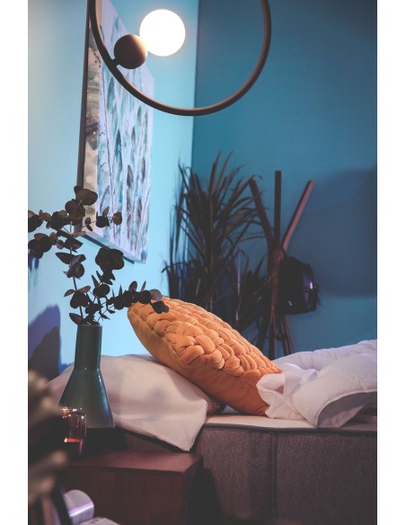 Canapé abatible Matters negro para colchón de 90 x 190 cm - Kave Home