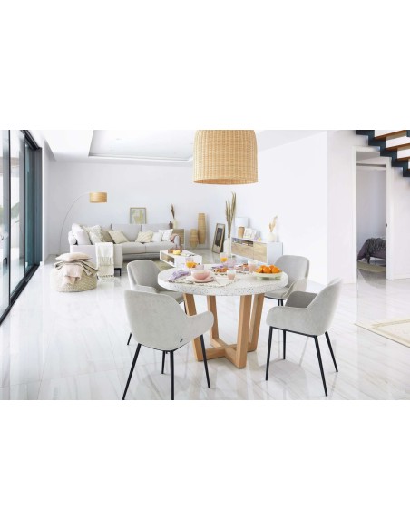 Cuadro Naira círculo negro 60 x 90 cm - Kave Home