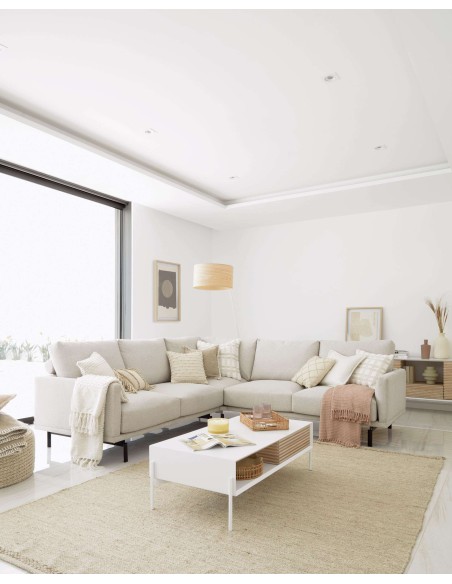 Cuadro Naira círculo negro 60 x 90 cm - Kave Home