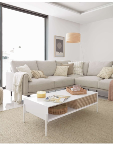 Cuadro Naira círculo negro 60 x 90 cm - Kave Home