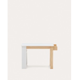 Escritorio Serwa deMDF blanco FSC MIX Credit - Kave Home. K0200004MM05