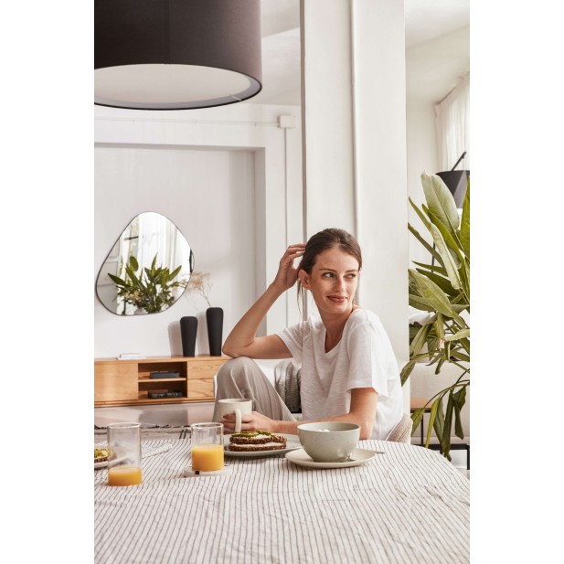 Espejo Anera de metal negro 84 x... Espejo Anera de metal negro 84 x...