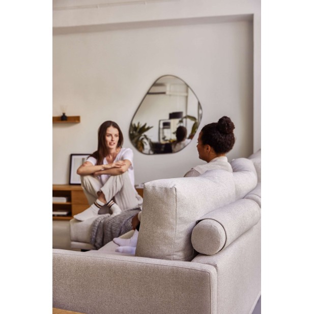 Espejo Anera de metal negro 84 x... Espejo Anera de metal negro 84 x...