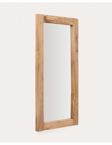 Espejo Maden de madera natural 80 x 180 cm - Kave Home. D0300015MM46
