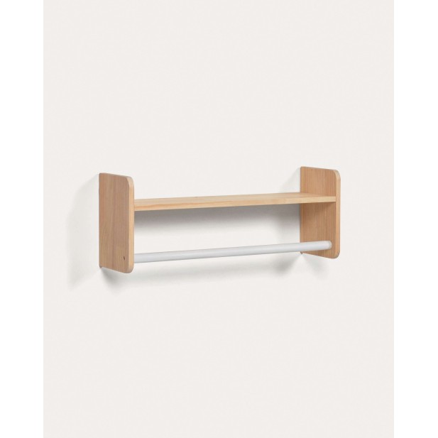 Estante perchero Florentina madera, MDF, 52,5 cm FSC - Kave. YG0052M46
