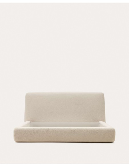 Funda cama Martina de borreguito crudo para colchón de 180 x 200 cm - Kave Home