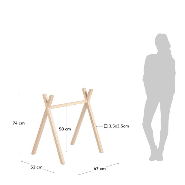 Gimnasio infantil tipi Maralis madera...