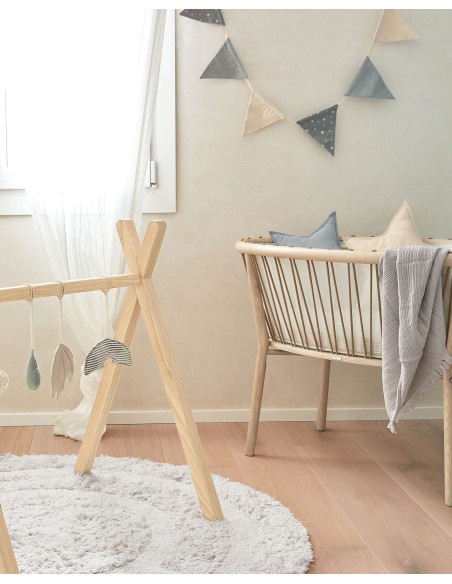 Gimnasio infantil tipi Maralis madera maciza de haya - Kave Home
