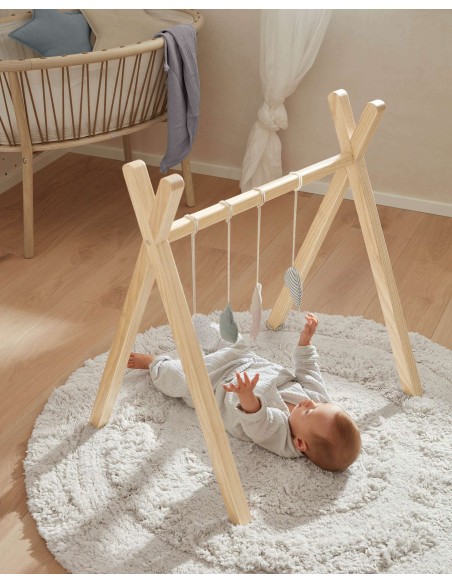 Gimnasio infantil tipi Maralis madera maciza de haya - Kave Home