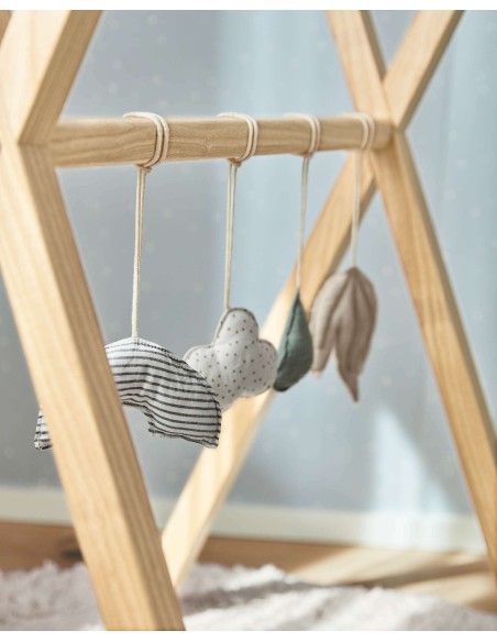 Gimnasio infantil tipi Maralis madera maciza de haya - Kave Home