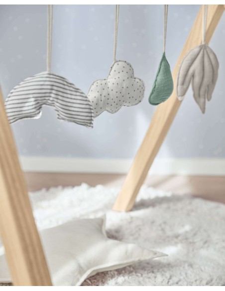 Gimnasio infantil tipi Maralis madera maciza de haya - Kave Home