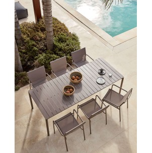 Mesa ext. exterior Zaltana, aluminio 180 (240)x100 cm - Kave CC6031R10 2
