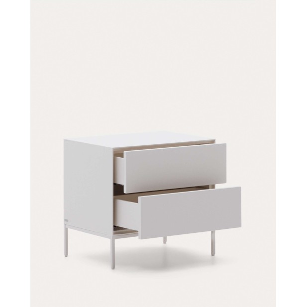 Mesita de noche Vedrana 2 cajones DM... Mesita de noche Vedrana 2 cajones DM...