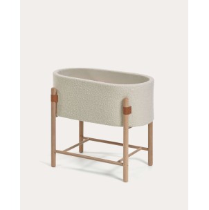 Moisés Adara, borreguito blanco, madera 69x46 cm - Kave Home. D209J33