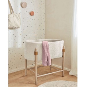 Moisés Adara, borreguito blanco, madera 69x46 cm - Kave Home. D209J33 2