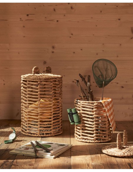 Set Venezia de 2 cestas infantiles de fibras naturales 40 cm / 50 cm - Kave Home
