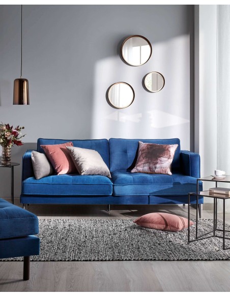 Set Wilton de 3 espejos de acero  Ø 35 cm / Ø 30 cm / Ø 23 cm - Kave Home